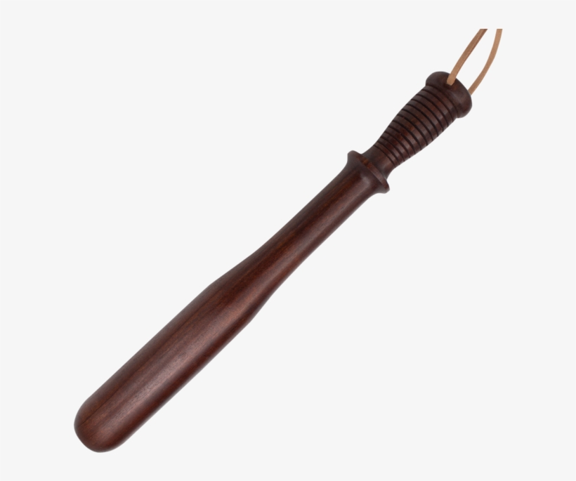 Dark Brown Real Wooden Tire Thumper - Sword, transparent png