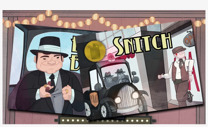 Here Is What The Chipboard Snitch Cards And Booze Baron - Cartoon, transparent png