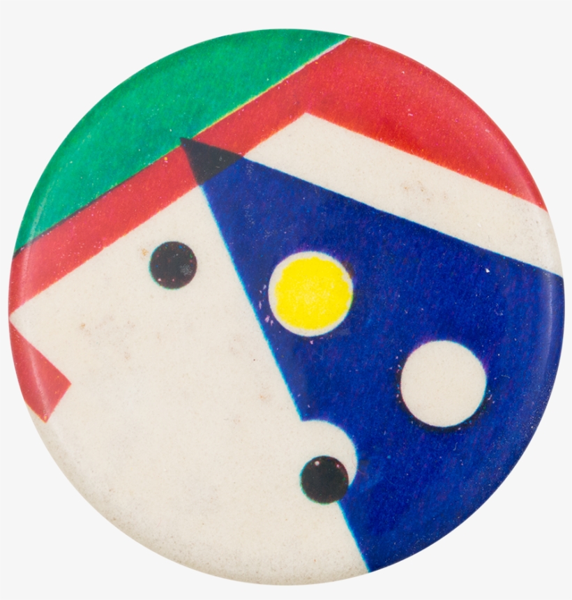 Blue Triangle On White Green And Red - Circle, transparent png