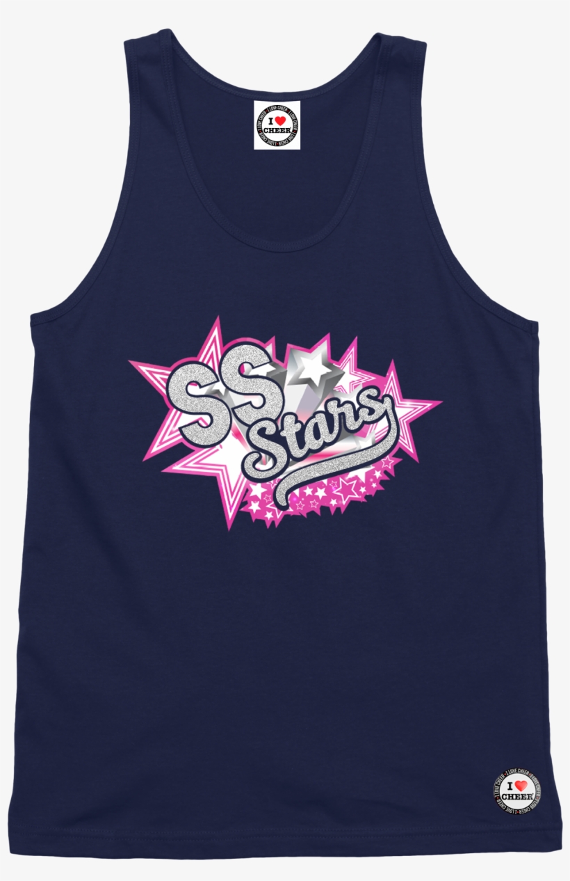 Home / Teams / Ss Stars / Navy Blue Ss Stars I Love - Active Tank, transparent png