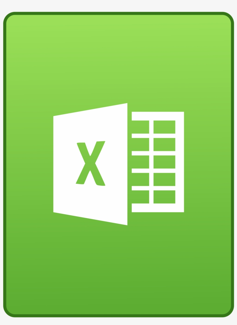 Open - Excel Office 365 Logo, transparent png