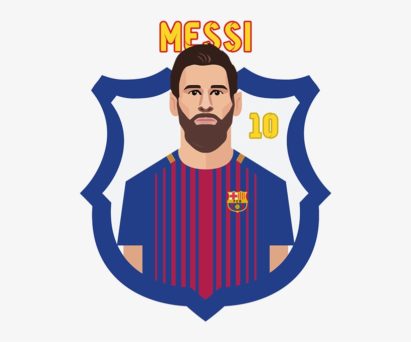 2017-2018 Fc Barcelona Squad - Illustration, transparent png