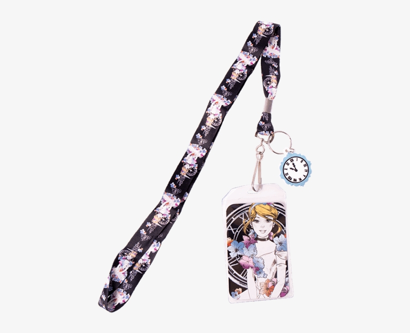 Cinderella Floral Loungefly Lanyard - Cartoon, transparent png