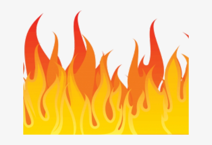 Cartoon Flames - Flames Clipart, transparent png