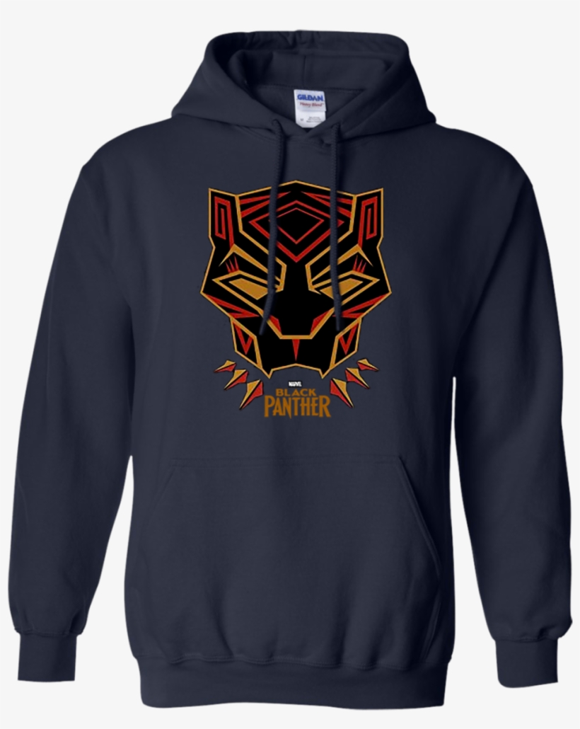 Marvel Black Panther Movie Geo Mask Pocket Graphic - Sweatshirt Stranger Things Black, transparent png