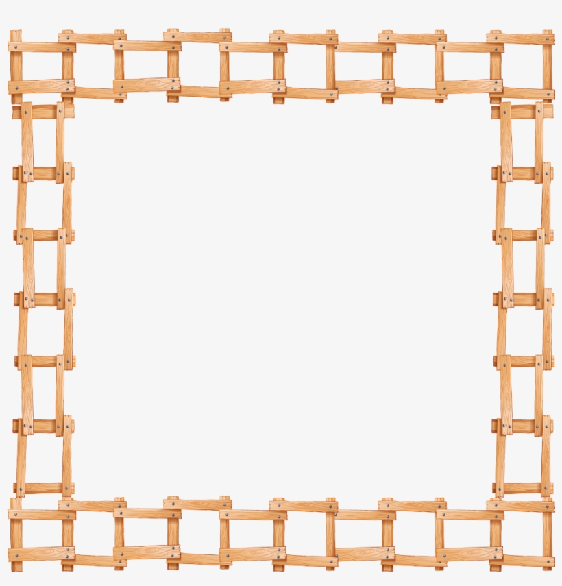 Mq Wood Woods Frame Frames Border Borders - Bingkai Kayu Vektor Png, transparent png