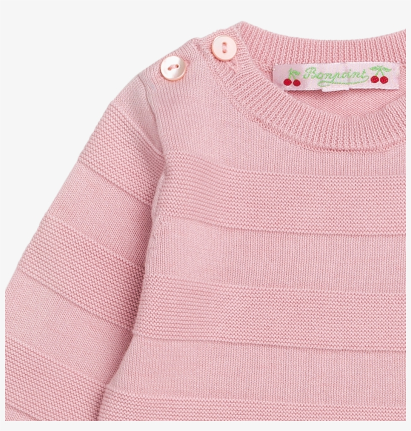 Baby Girls' Set Medium Pink - Sweater, transparent png