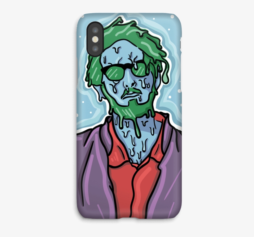 Green Melting Guy Case Iphone X - Cartoon, transparent png