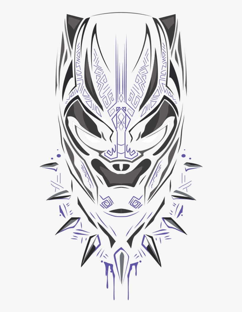 Black Panther - Illustration, transparent png