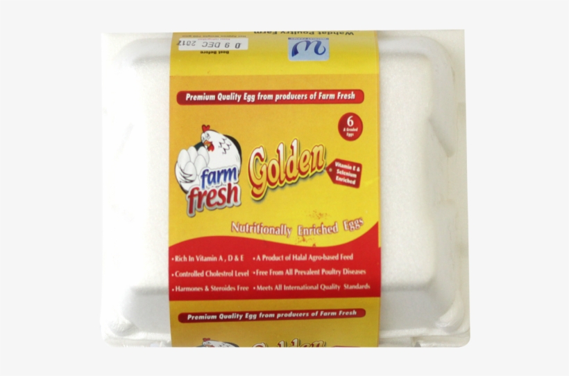 Farm Fresh Golden Egg 6's - Food, transparent png
