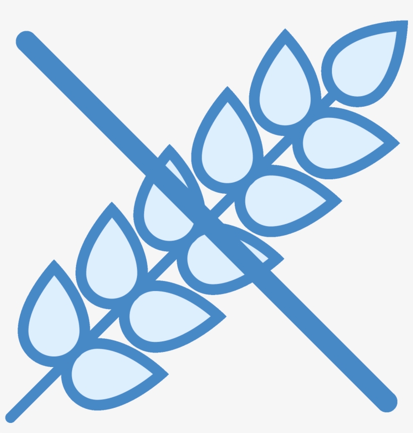 The Icon For No Gluten Uses A Stalk Of Wheat Laying, transparent png