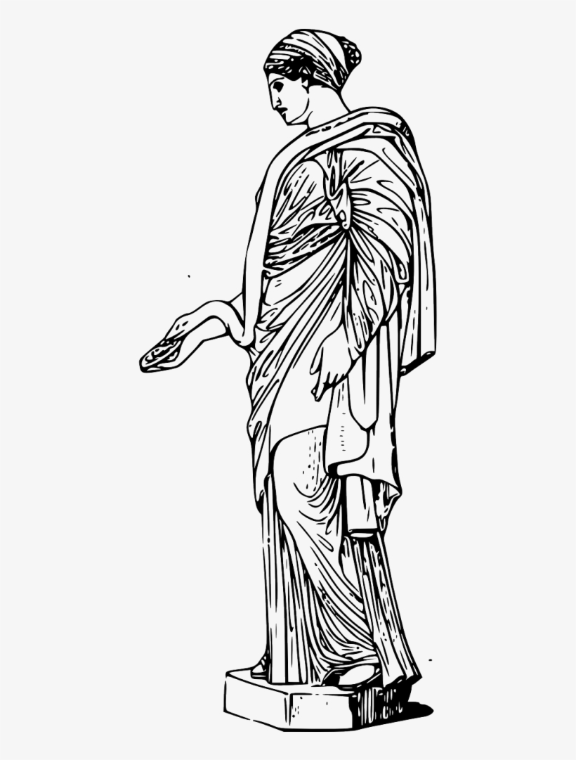 Ancient Greek Sculpture Clipart, transparent png
