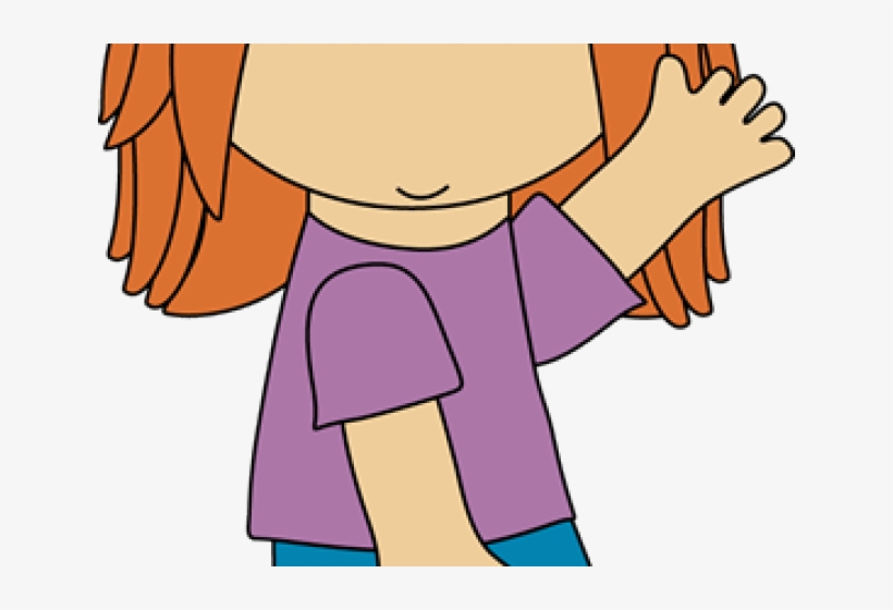 Little Girl Clipart Walking - Clip Art, transparent png