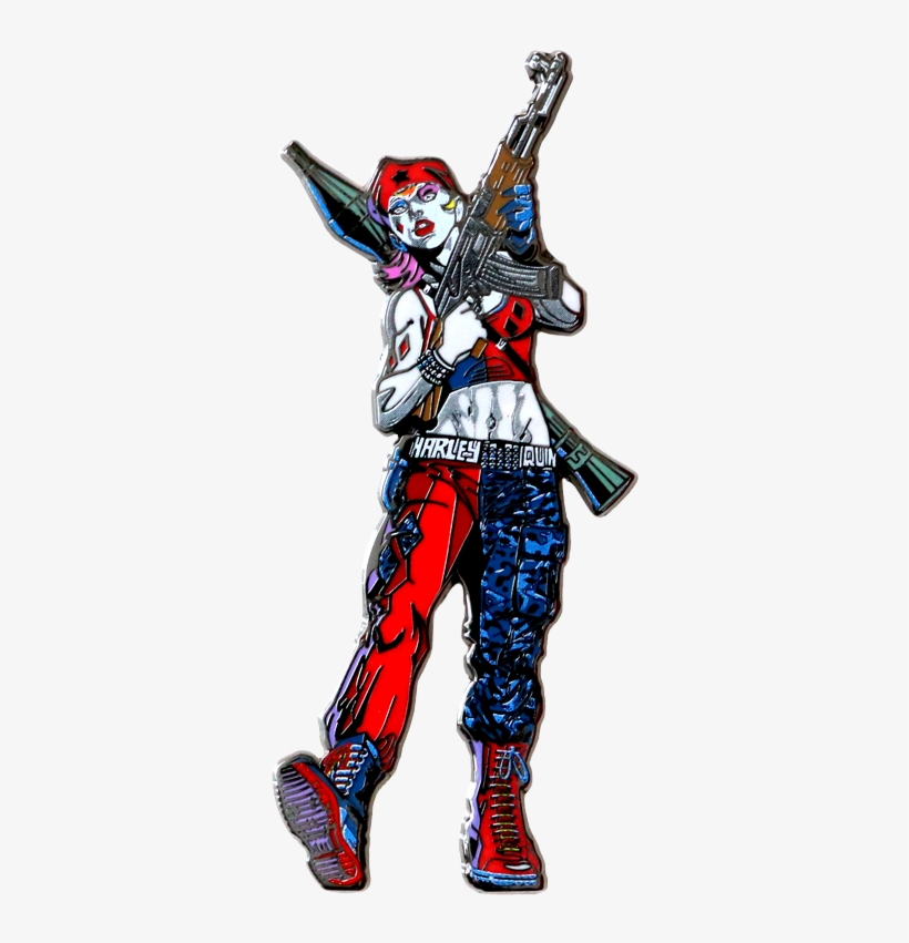 Dc Universe Rebirth Harley Quinn Figpin Enamel Pin - Harley Quinn Rebirth Design, transparent png