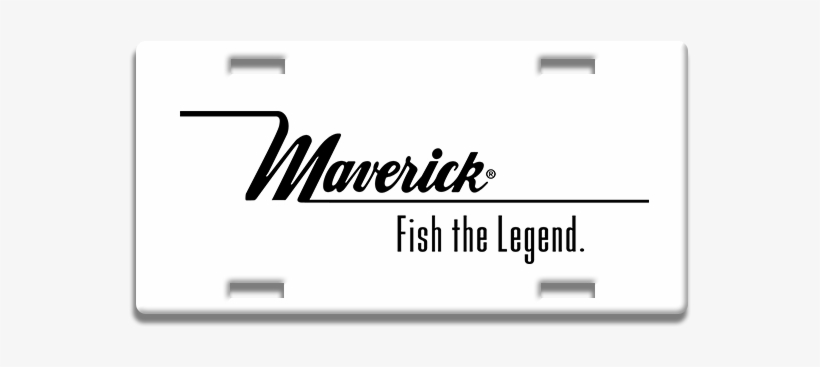 Maverick Aluminum License Plate - Maverick Boats, transparent png