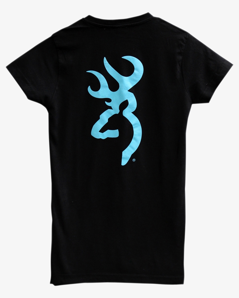 Browning Womens Buckmark Tee Black, transparent png