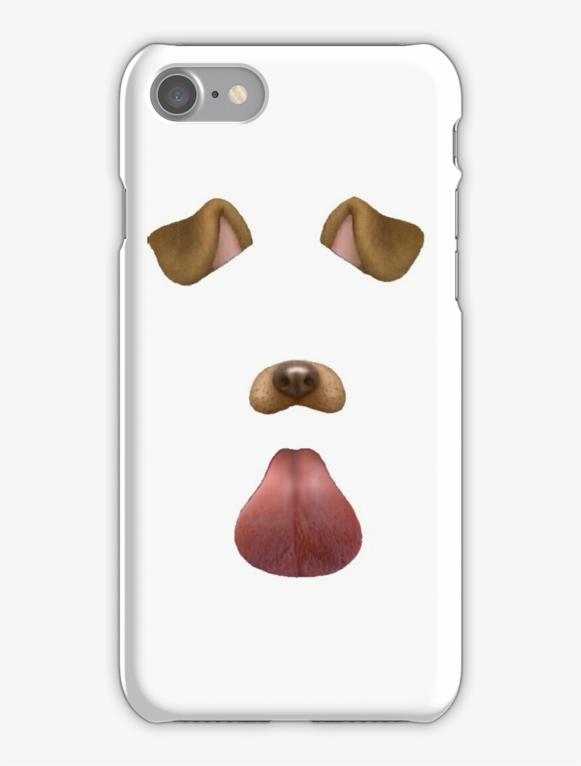Snapchat Dog Filter Iphone 7 Snap Case - Iphone 7 Cases Dear Evan Hansen, transparent png