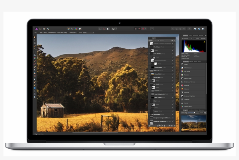 Affinity Photo, A New Photoshop Challenger, Makes Its - Editing On Mac Os, transparent png