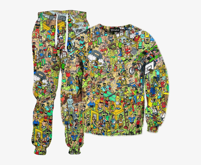 Where's Waldo Tracksuit - Where's Wally At Wembley, transparent png
