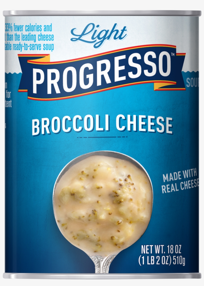 Progresso Light Broccoli Cheese, Gluten Free Soup 18 - Progresso Light Broccoli Cheese Soup, transparent png