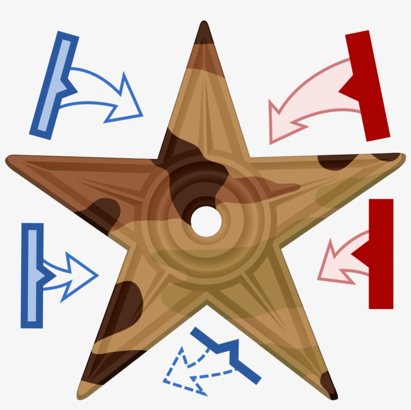 Military Star Card 1261x1198 PNG Download PNGkit