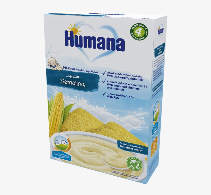 Humana Milk Cereals- Semolina - Humana 5 Cereals, transparent png