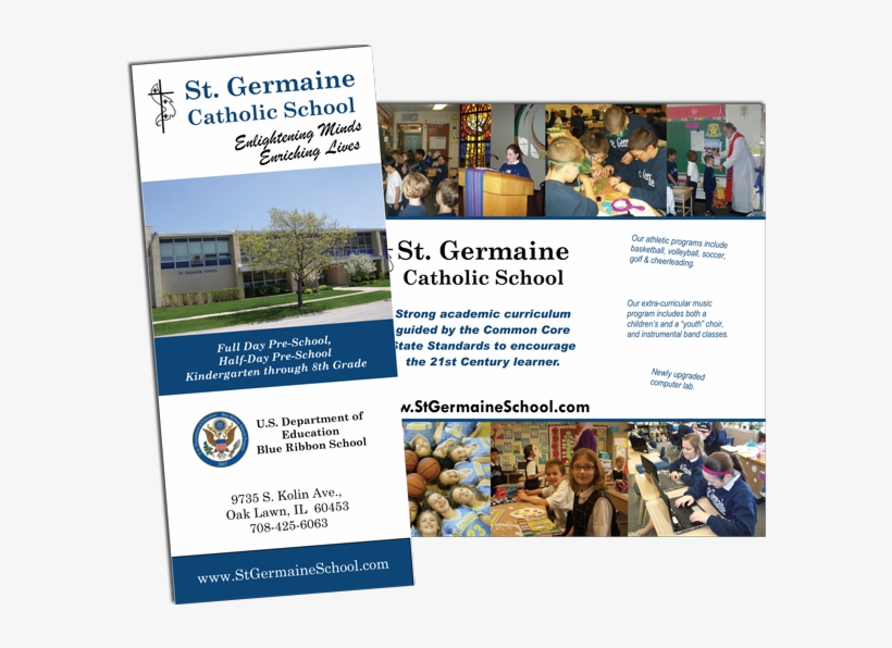 Germaine Brochure - Brochure About A School, transparent png