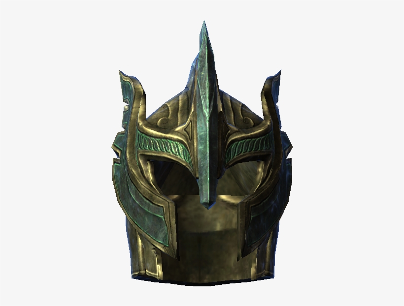 Skyrim Glass Helmet Png, transparent png
