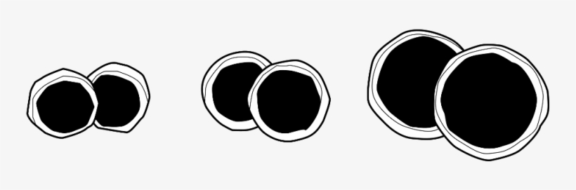 Button Earring - Circle, transparent png