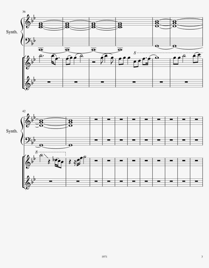 Shine On You Crazy Diamond Sheet Music Composed By - Sheet Music, transparent png