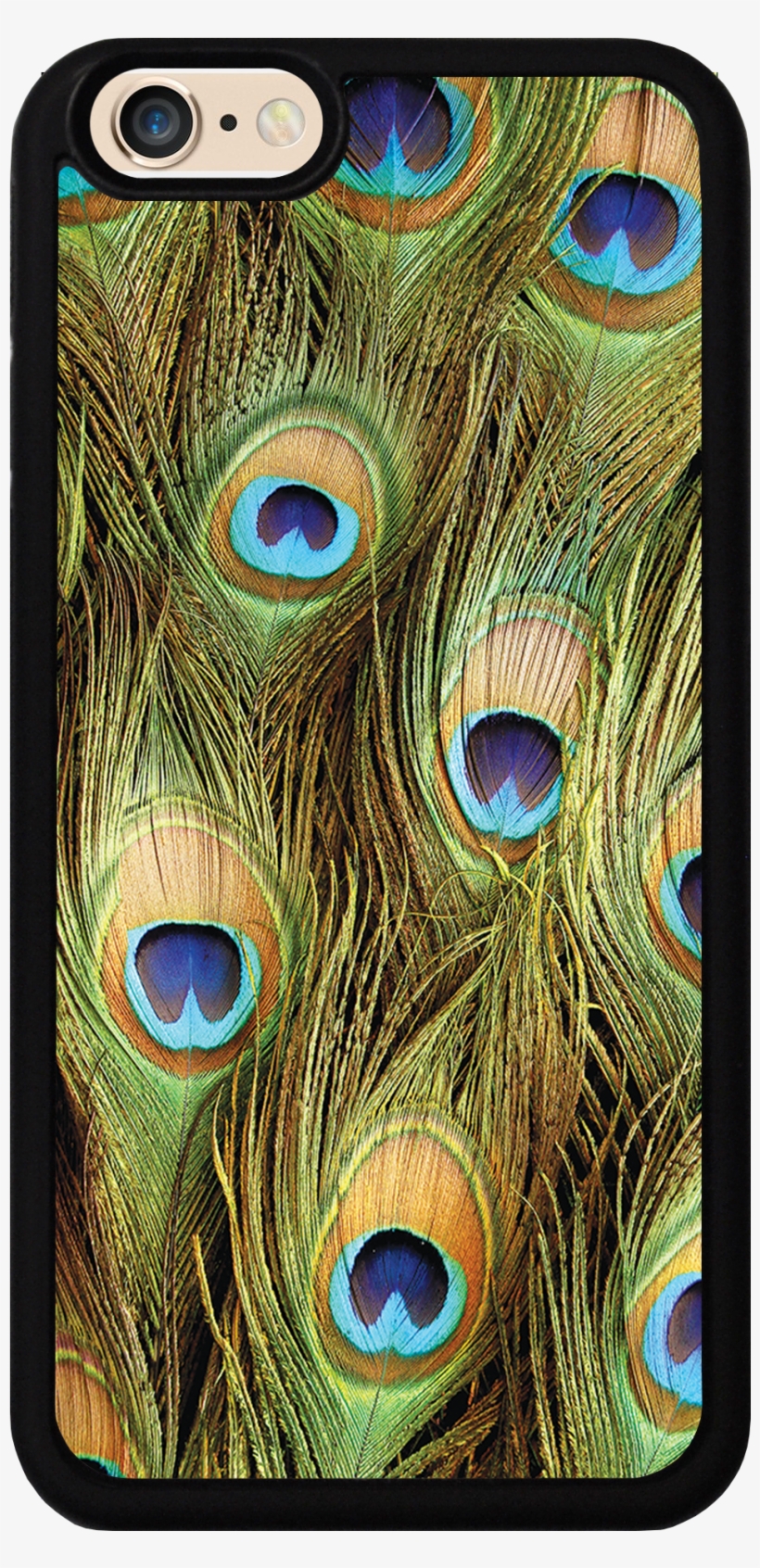 Peacock Feathers Gold Case - Mobile Phone Case, transparent png