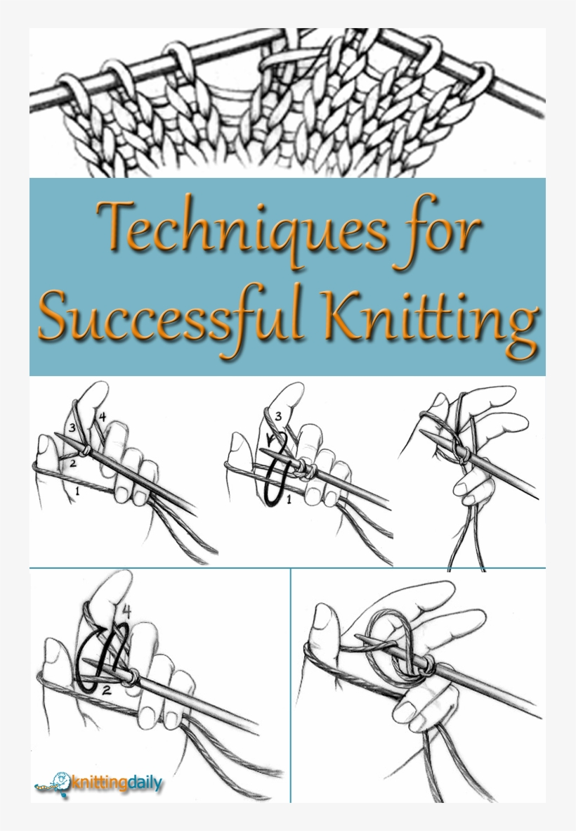 Every Successful Knitter Needs This Free, Handy Guide - Drawing, transparent png