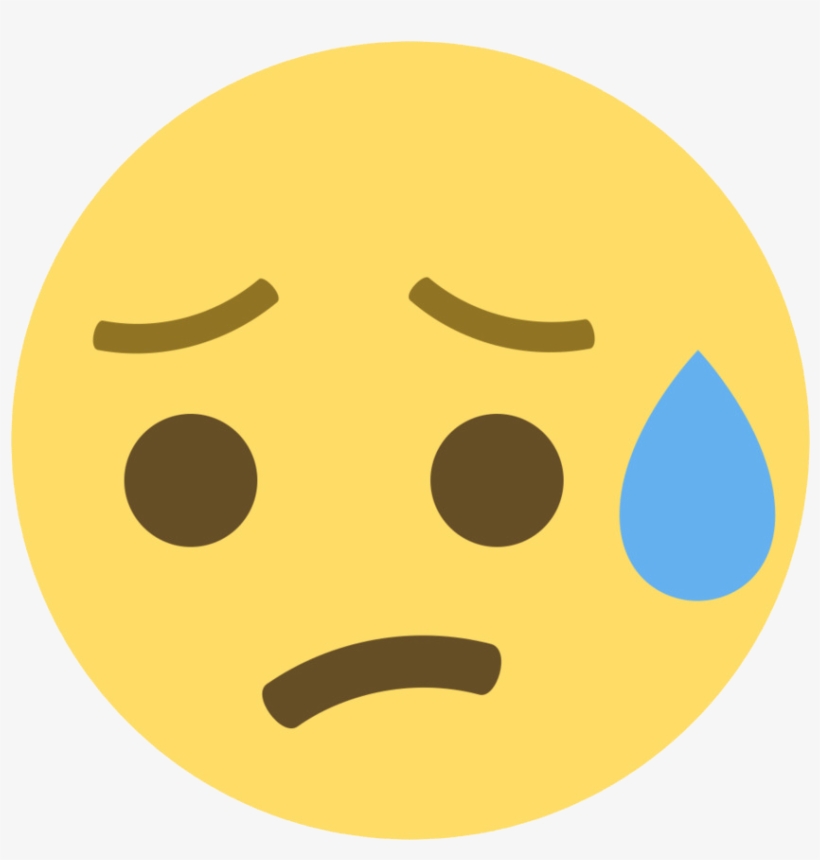 Emoji Face Clipart Sad - Sad Emoj Png, transparent png
