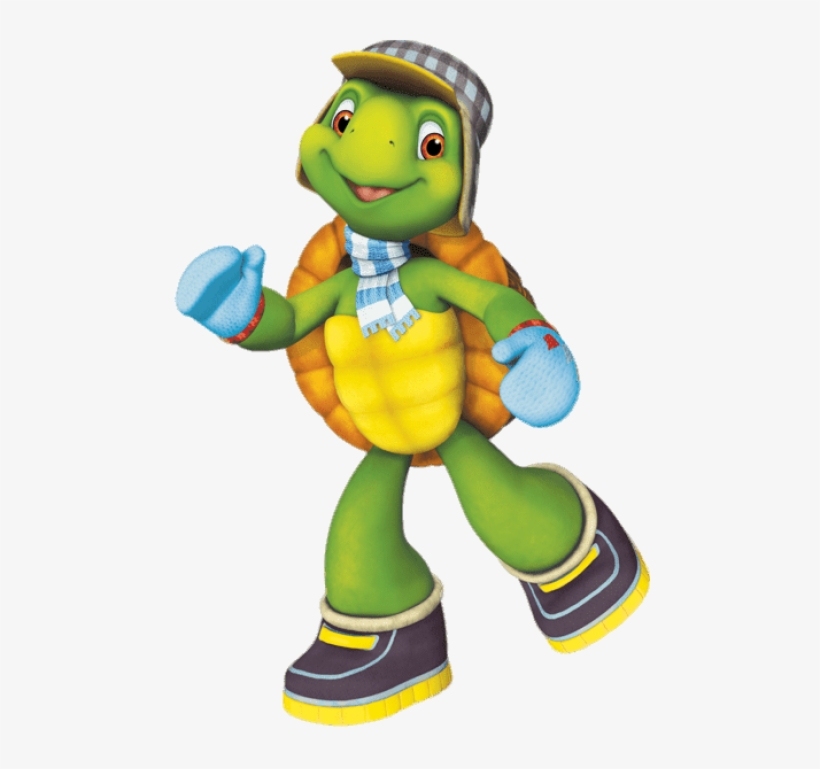 Free Png Download Franklin In Winter Clothes Clipart - Franklin Turtle With Shoes, transparent png