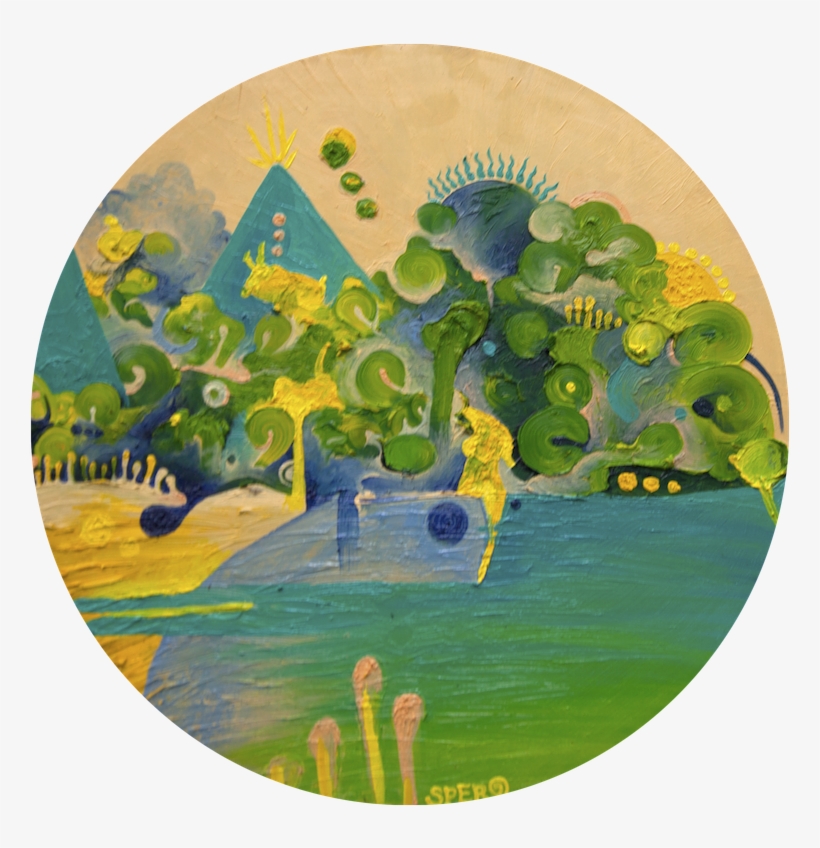 "oil Scape" - Painting, transparent png