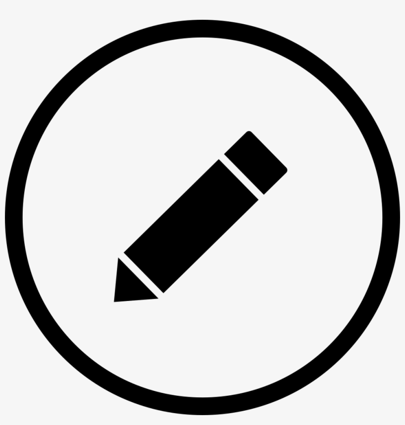 Png File - Edit Round Icon Png, transparent png