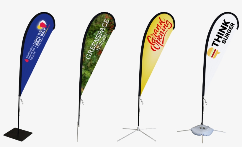 Custom Teardrop Flags - Banner, transparent png
