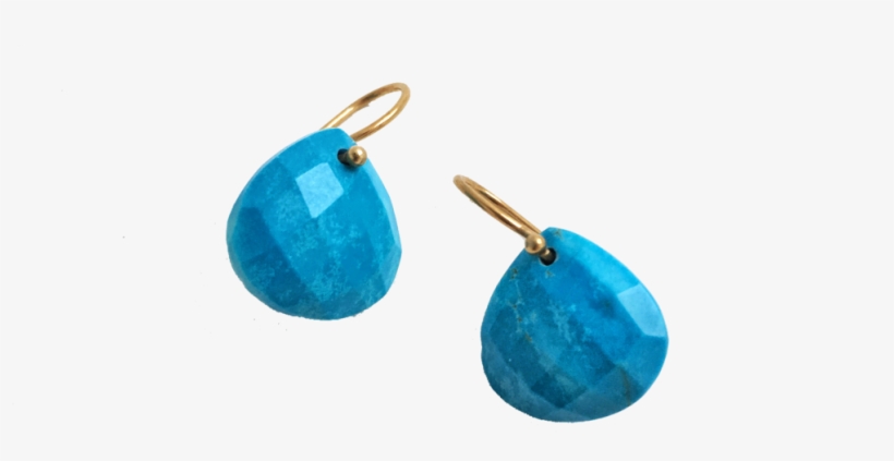 Turquoise Teardrop Earrings, transparent png