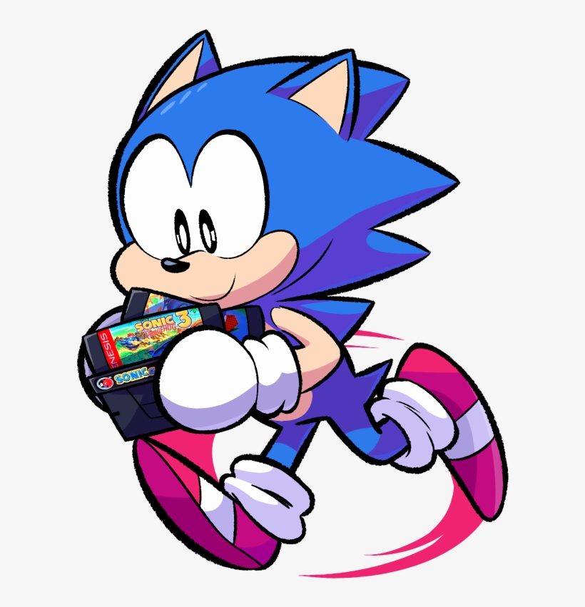 Sonic - Cartoon, transparent png