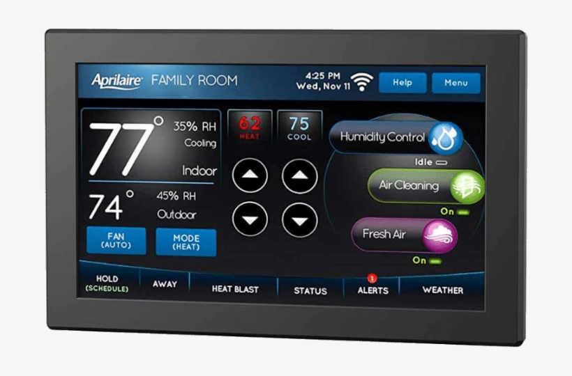 How The Aprilaire Wi-fi Thermostat Compares To Ecobee - Aprilaire 8810, transparent png