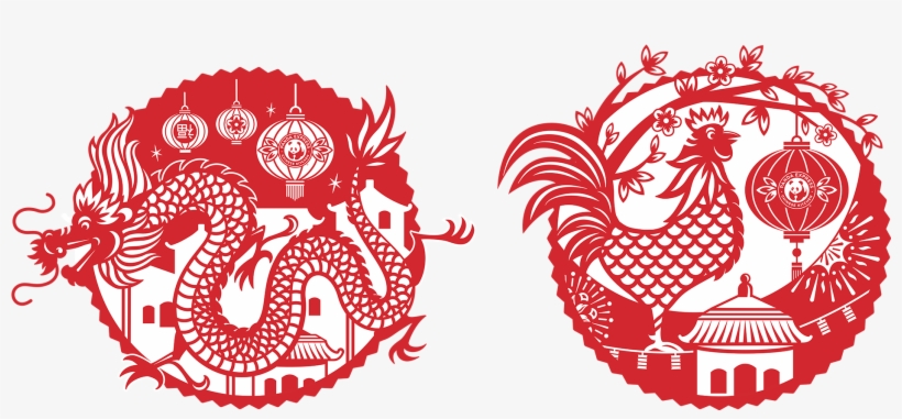 Traditional Chinese Paper Cuts Are Transformed Into - Paper Cuttings For Chinese New Year, transparent png