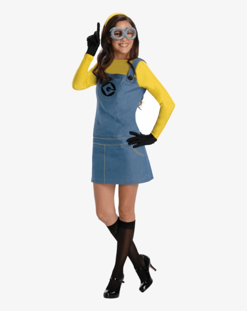 Adult Despicable Me - Minion Fancy Dress Womens, transparent png