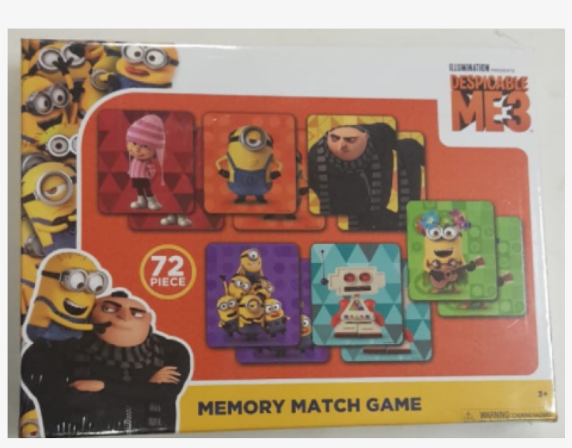 Despicable Me Memory Match Game - Figurine, transparent png