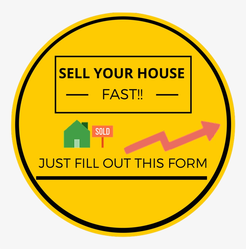 Sell Home Fast Call To Action - Circle, transparent png