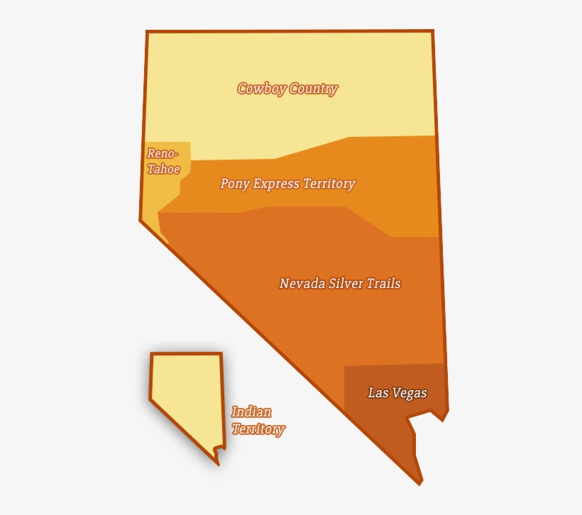 Explore Nevada's Tourism Territories - Nevada Territory, transparent png