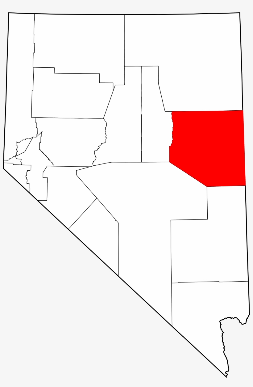 Clip Free Download Datei Map Of Highlighting White - Nevada White Pine County, transparent png