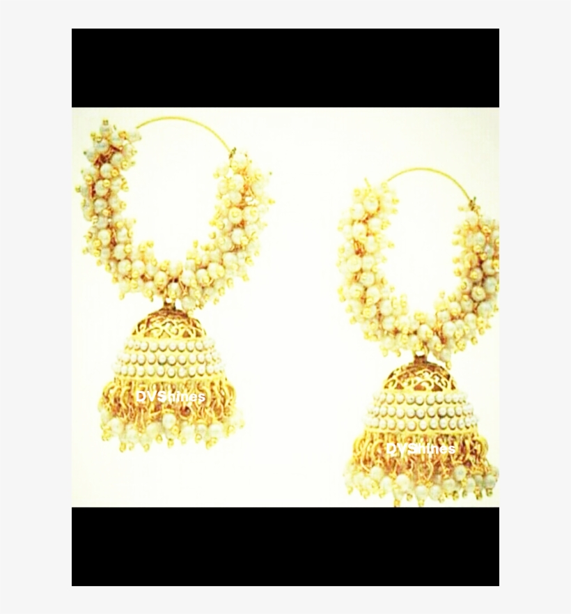Pearl Jewelry, Beads Jewelry, Hoop Earrings, Danglers, - Earrings, transparent png