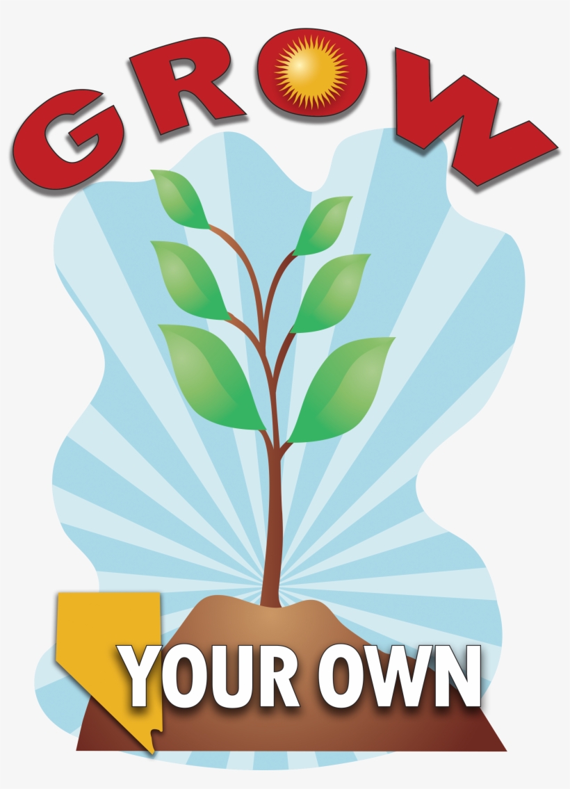 Grow Your Own, Nevada Is A State-wide University Of - Grow Your Own Vegetables Garden, transparent png