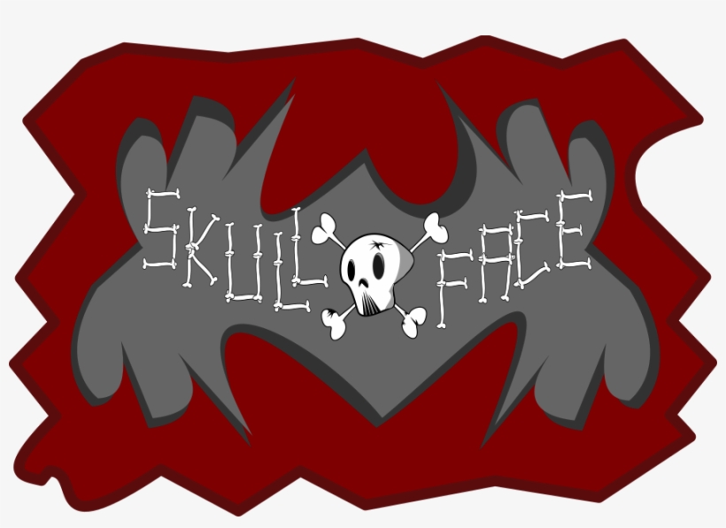 Skull Face - Illustration, transparent png