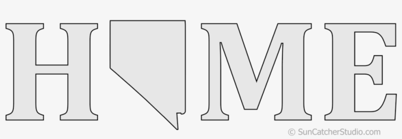 Nevada Home Stencil, transparent png
